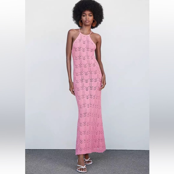 SOLD. NWT House of Harlow 1960 Crochet knit dress in daffodil 🌼 yellow - Picture 8 of 11